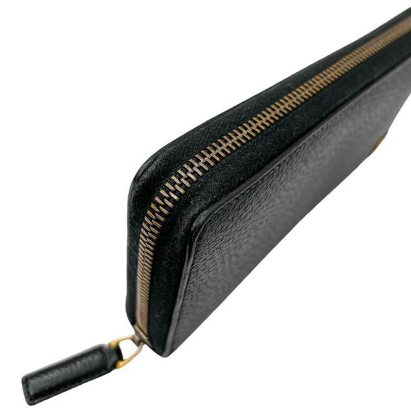 GUCCI long wallet GG logo black leather - Picture 7 of 10